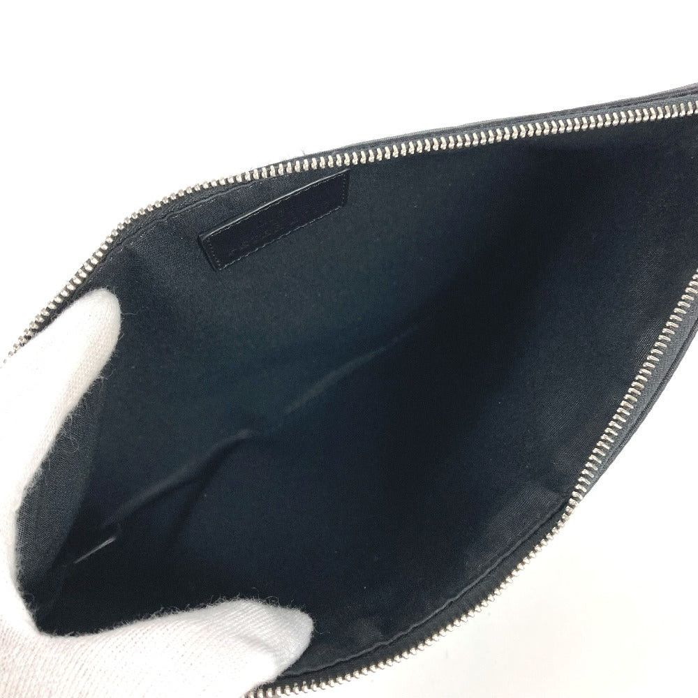 Dior Dior Peter Doig. Doig Logo Pouch Clutch Bag Nylon Men Black Size ONE SIZE - 7 Thumbnail