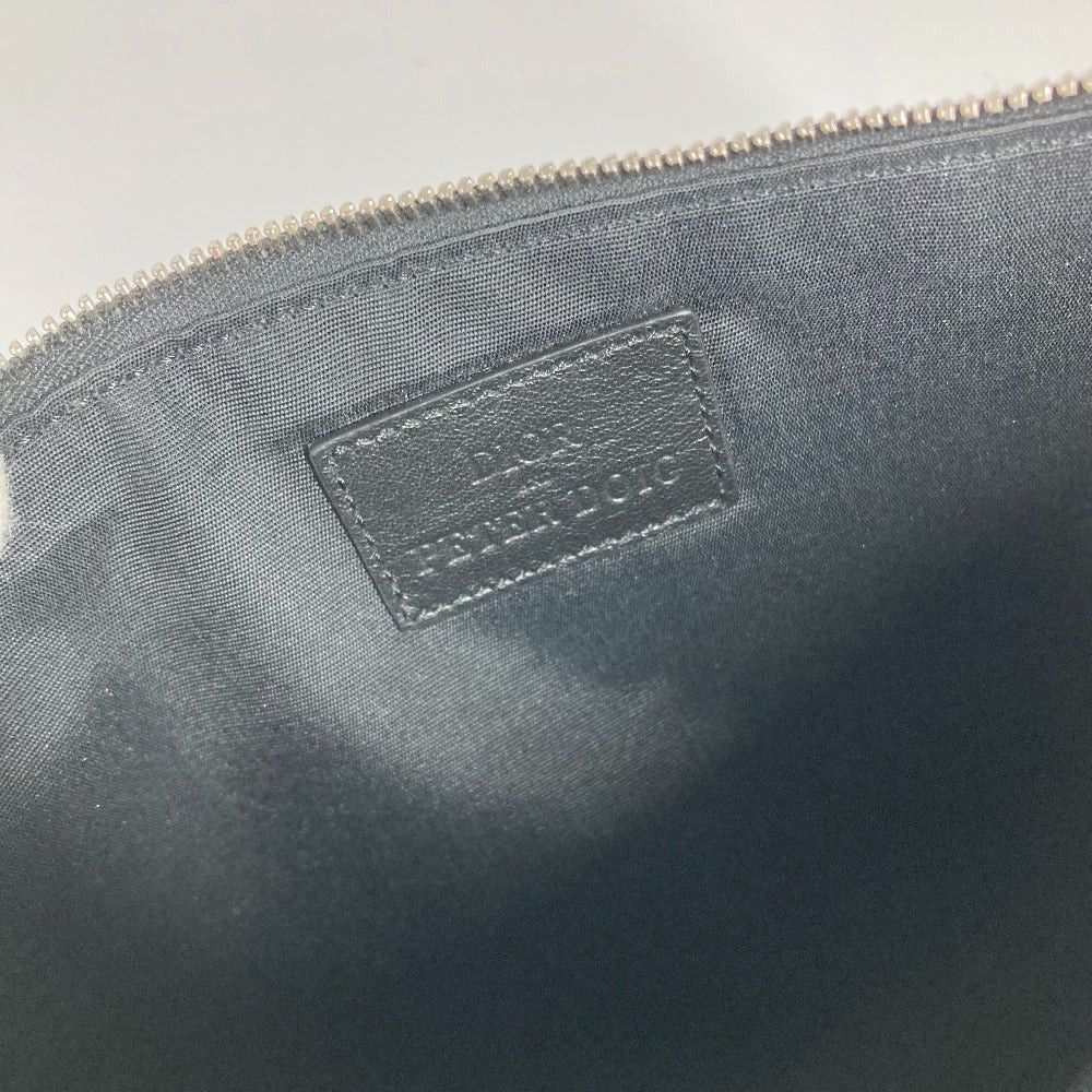 Dior Dior Peter Doig. Doig Logo Pouch Clutch Bag Nylon Men Black Size ONE SIZE - 8 Thumbnail
