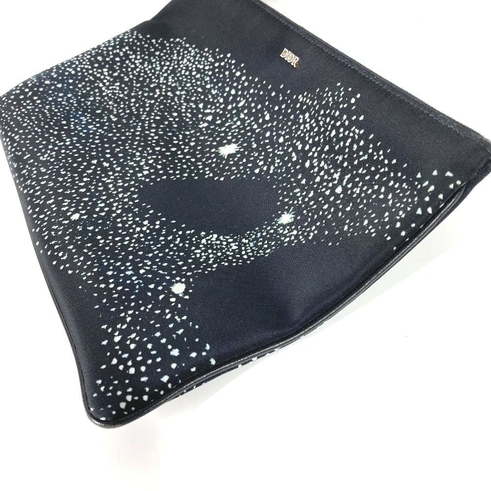 Dior Dior Peter Doig. Doig Logo Pouch Clutch Bag Nylon Men Black Size ONE SIZE - 2 Thumbnail