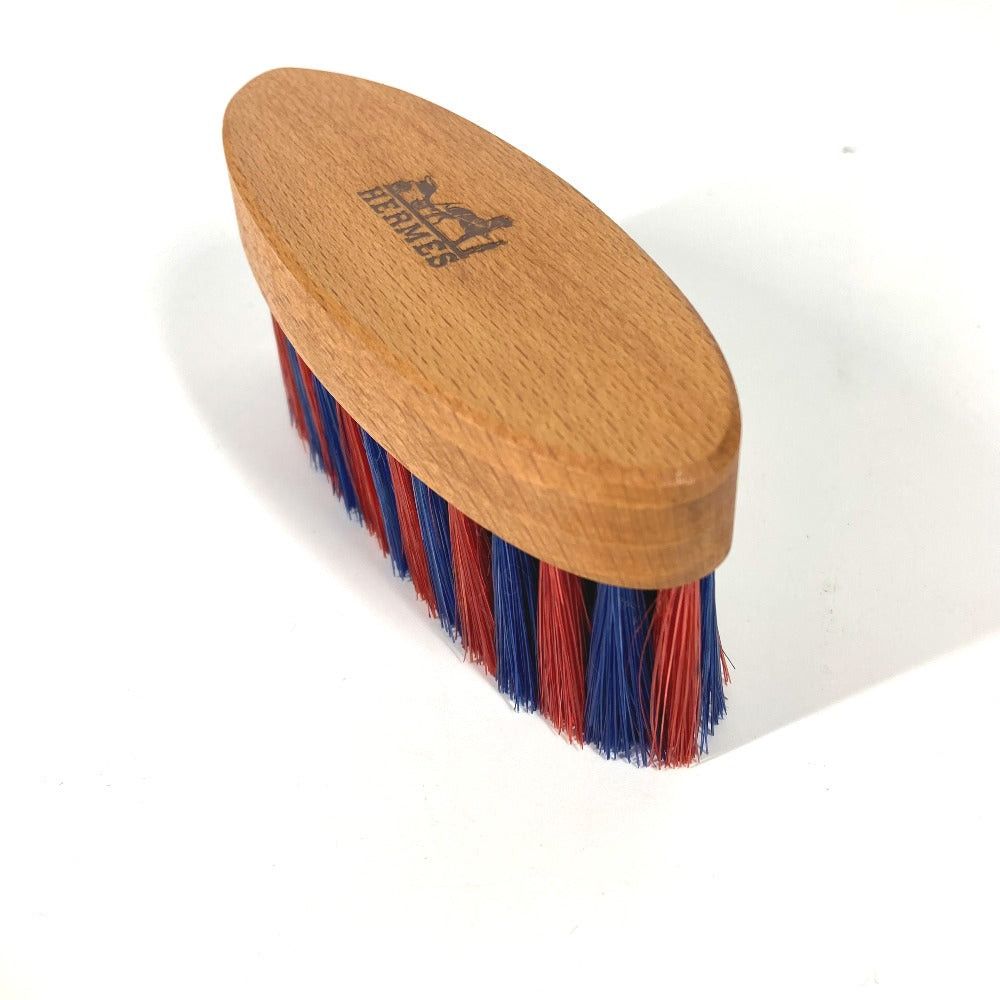 Hermes Hermes Bristle Brush Comb For Horses Pet Harness Sundries Wood Unisex Brown Size ONE SIZE - 4 Thumbnail