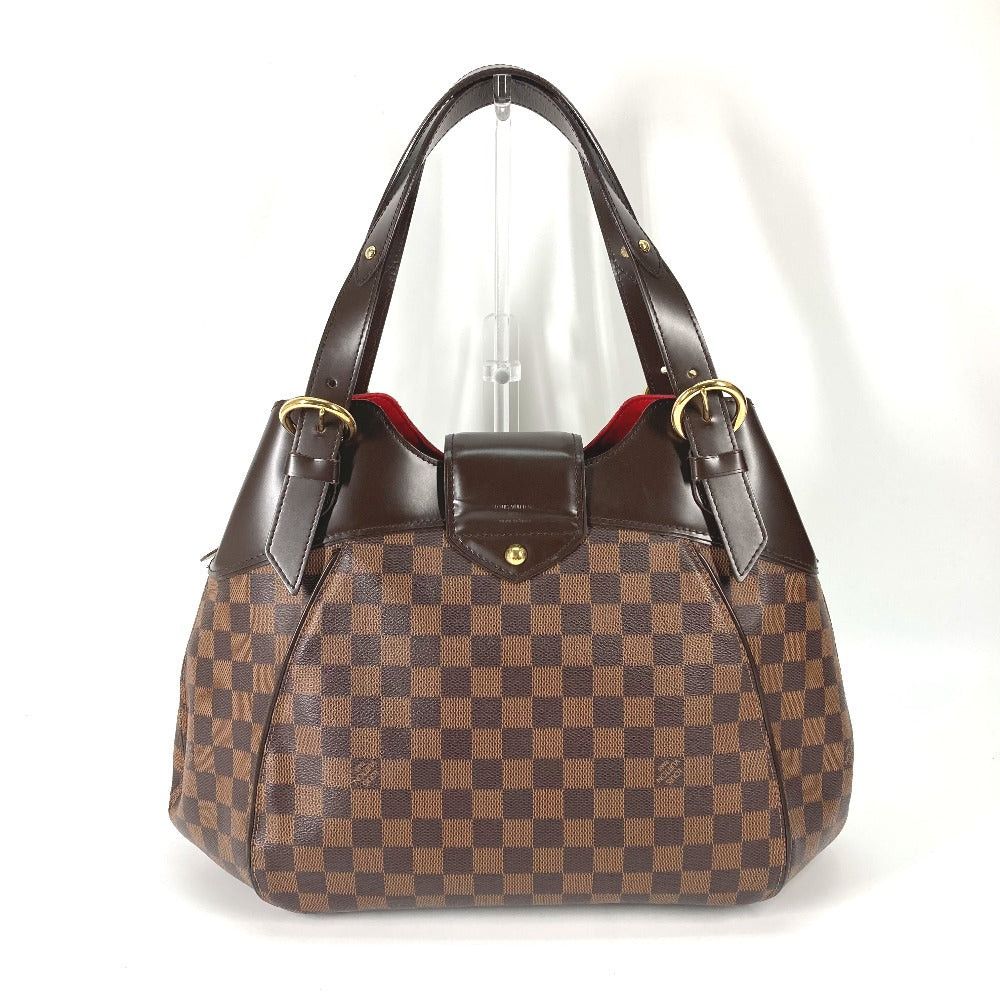 Louis Vuitton Louis Vuitton N41540 Damier Sistina Gm Tote Bag Briefcase Shoulder Canvas Women Ebenu. Brown Size ONE SIZE - 2 Thumbnail