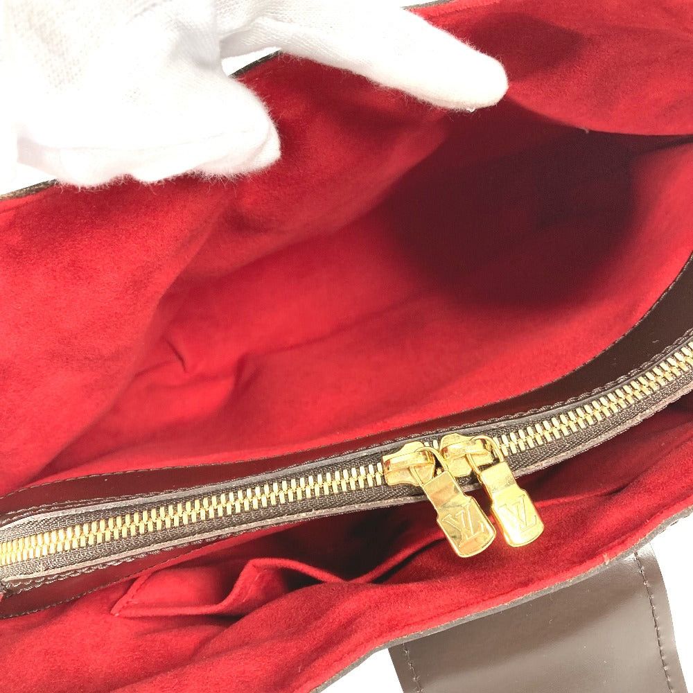Louis Vuitton Louis Vuitton N41540 Damier Sistina Gm Tote Bag Briefcase Shoulder Canvas Women Ebenu. Brown Size ONE SIZE - 10 Thumbnail