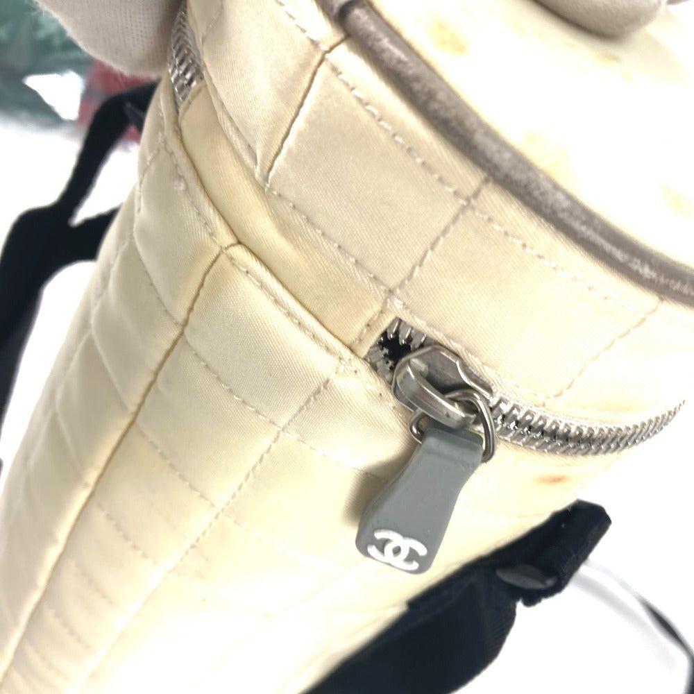 Chanel Chanel Sports Pet Bottle (Clear Plastic Beverage Bottle) Receptacle Cc Coma Mark Holder Diagonal Hanging (E.G. Of A Rocket) Shoulder Bag Nylon Women White Size ONE SIZE - 10 Thumbnail
