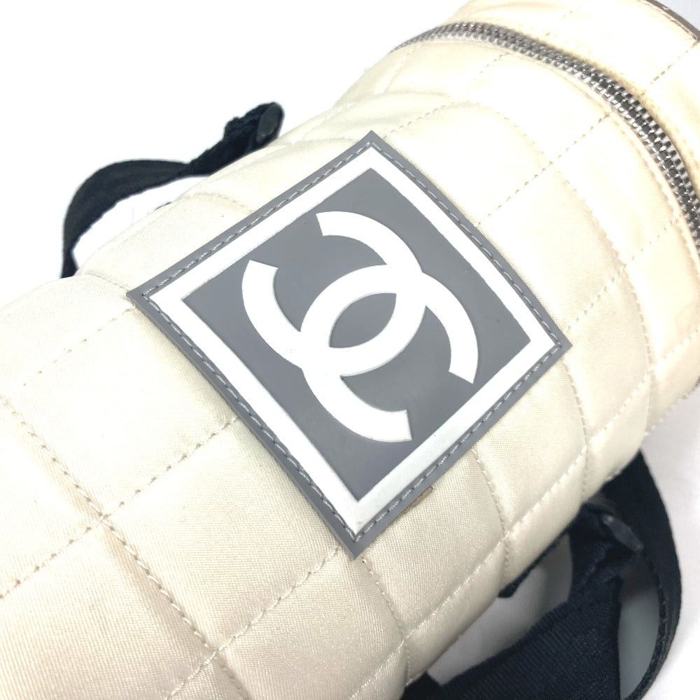 Chanel Chanel Sports Pet Bottle (Clear Plastic Beverage Bottle) Receptacle Cc Coma Mark Holder Diagonal Hanging (E.G. Of A Rocket) Shoulder Bag Nylon Women White Size ONE SIZE - 5 Thumbnail