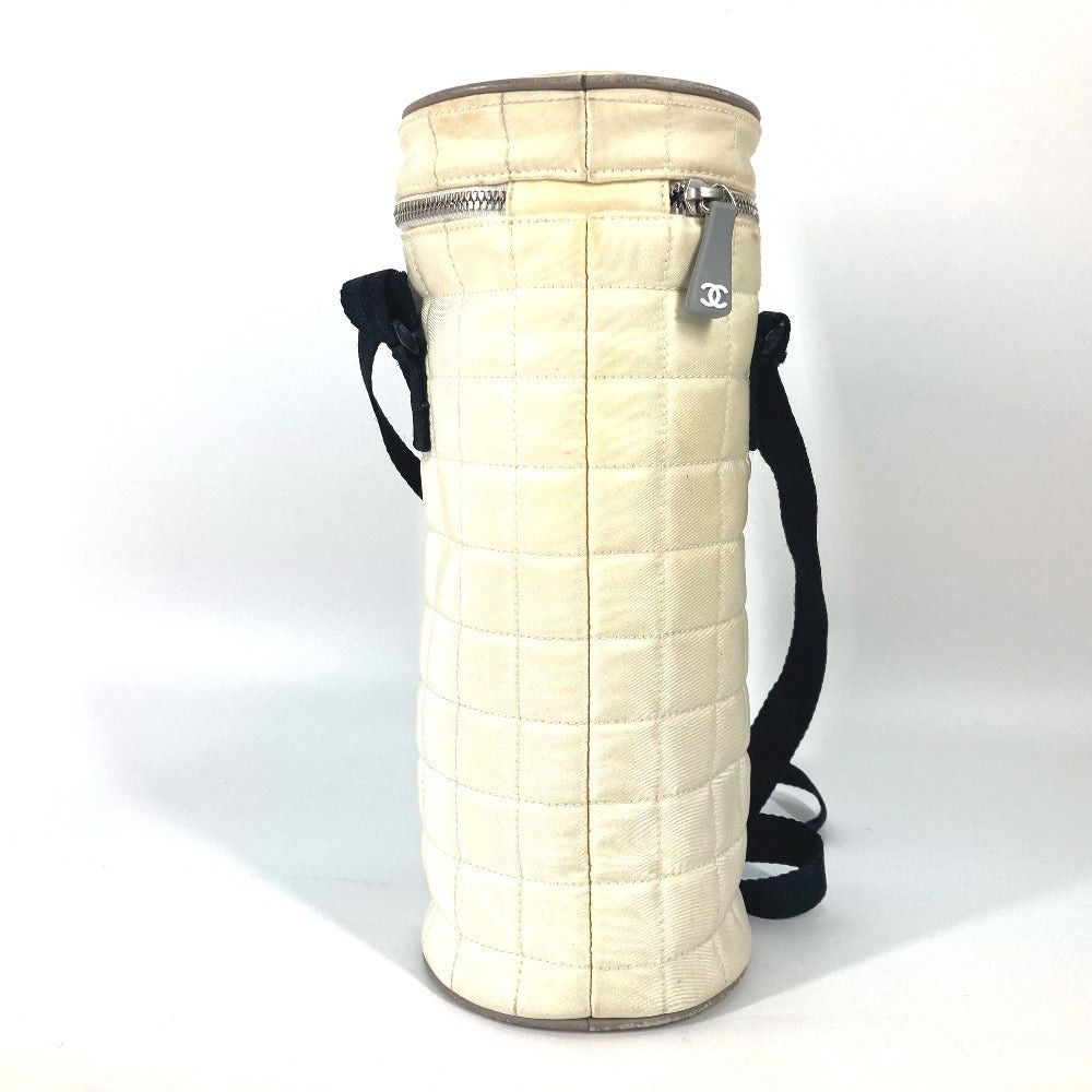 Chanel Chanel Sports Pet Bottle (Clear Plastic Beverage Bottle) Receptacle Cc Coma Mark Holder Diagonal Hanging (E.G. Of A Rocket) Shoulder Bag Nylon Women White Size ONE SIZE - 2 Thumbnail