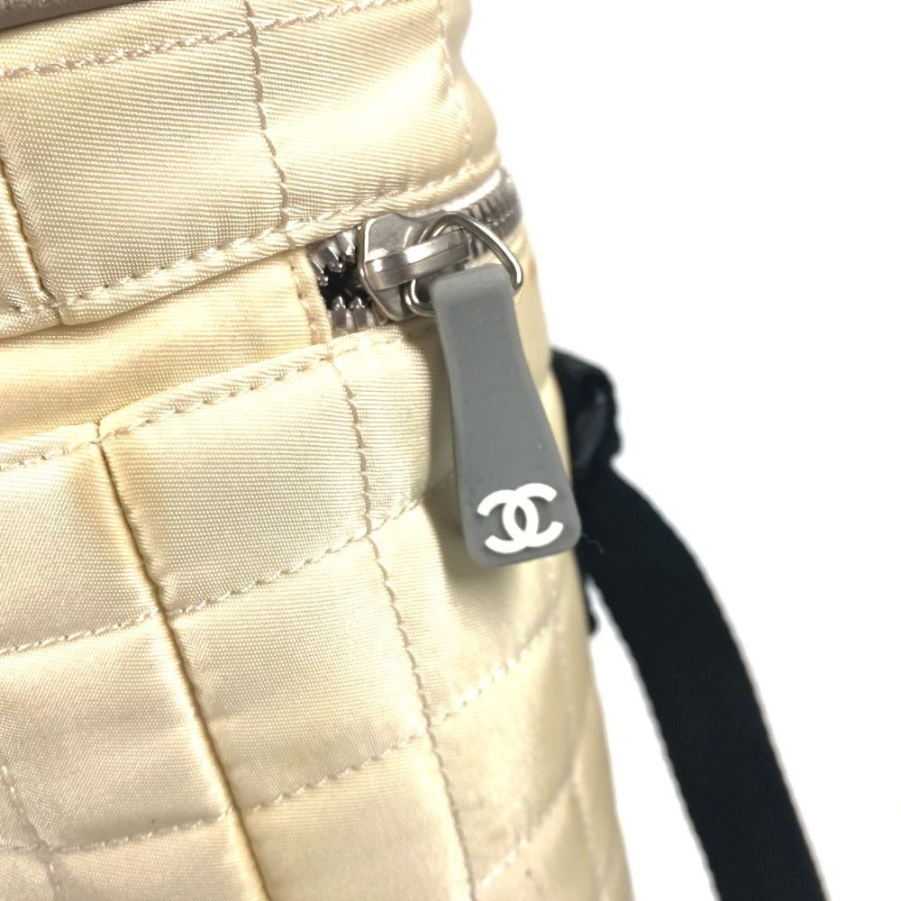 Chanel Chanel Sports Pet Bottle (Clear Plastic Beverage Bottle) Receptacle Cc Coma Mark Holder Diagonal Hanging (E.G. Of A Rocket) Shoulder Bag Nylon Women White Size ONE SIZE - 7 Thumbnail