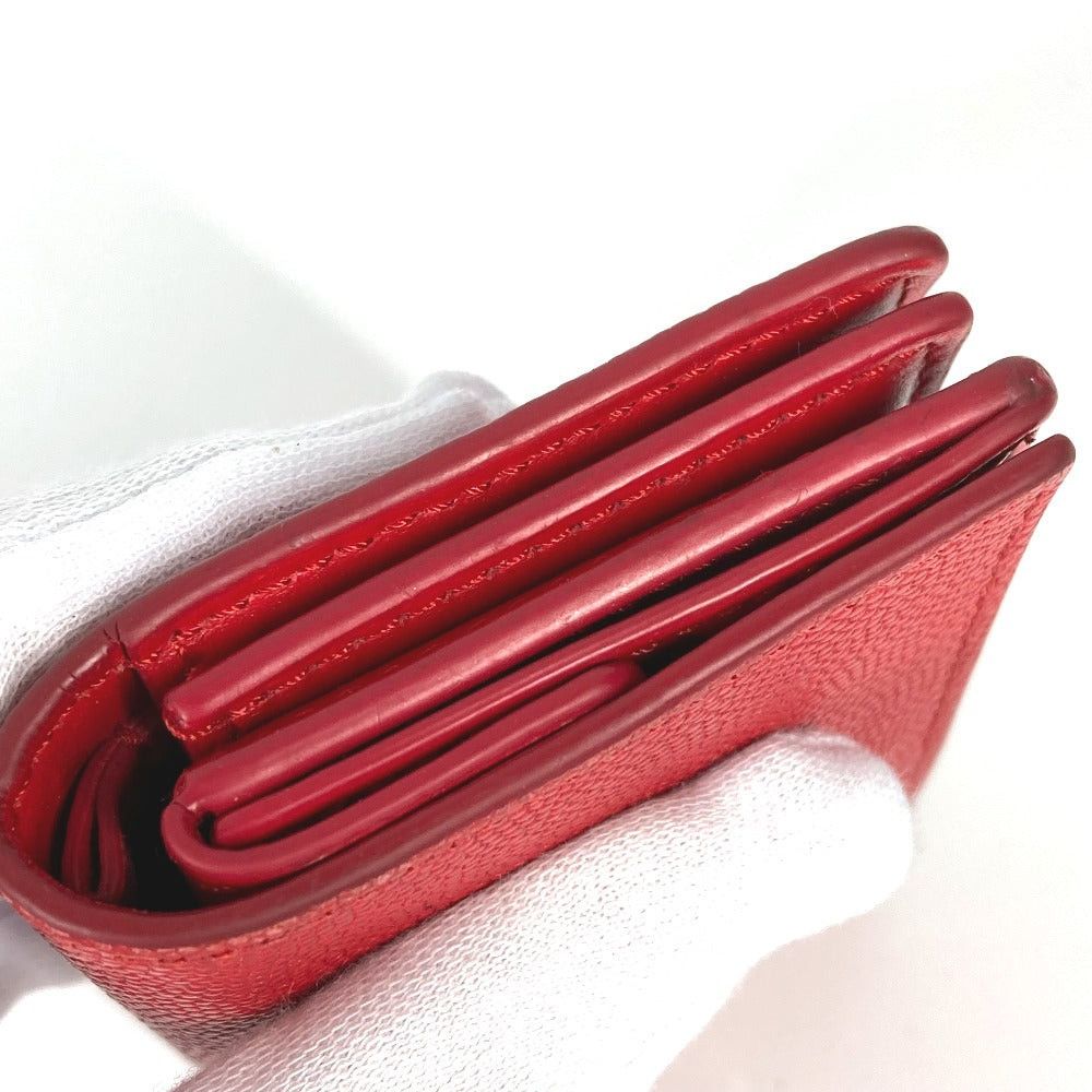 Burberry Burberry Tb Wallet Compact Bi-Fold Leather Women Red Size ONE SIZE - 3 Thumbnail