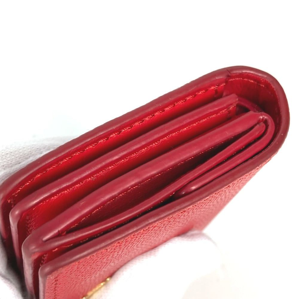 Burberry Burberry Tb Wallet Compact Bi-Fold Leather Women Red Size ONE SIZE - 5 Thumbnail