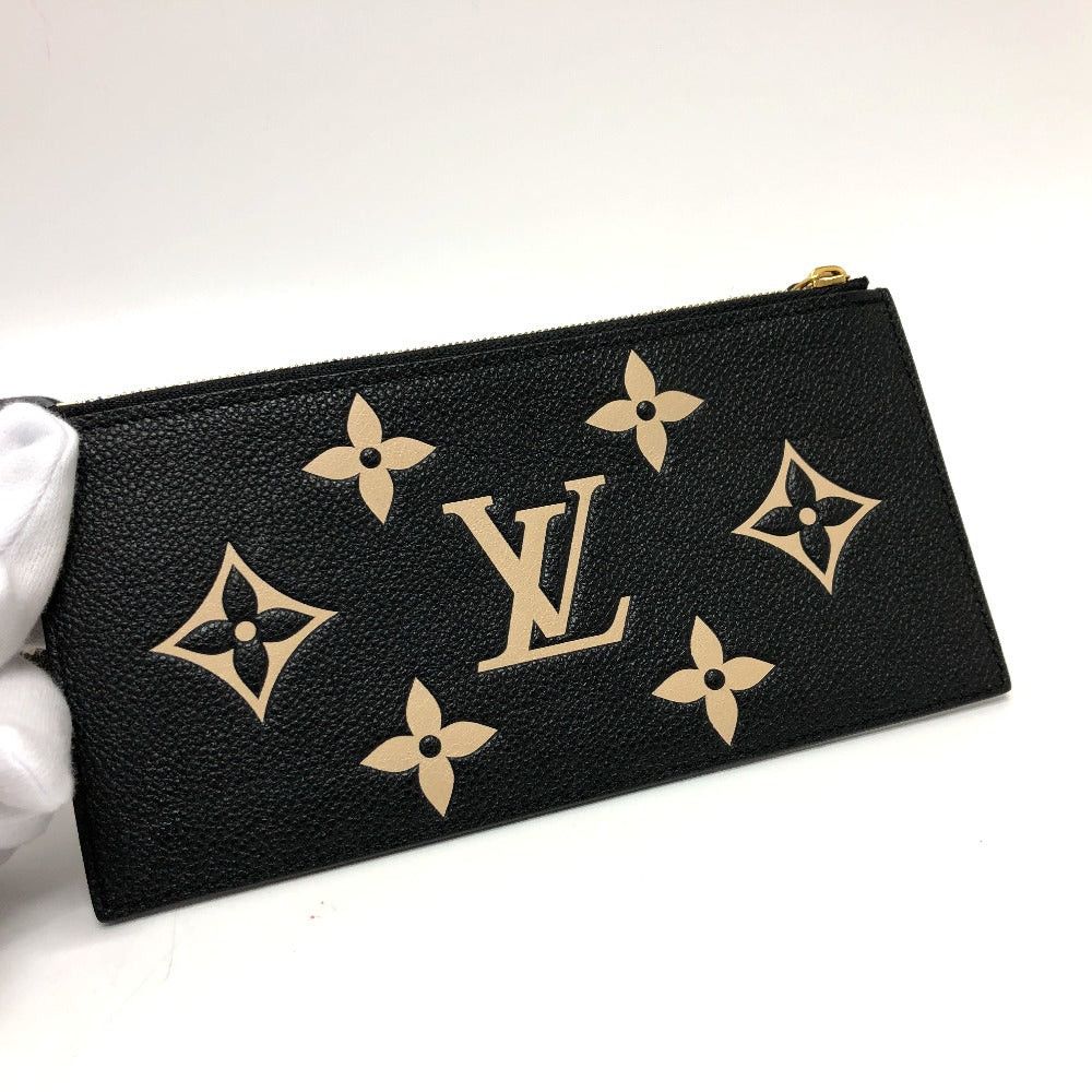 Louis Vuitton Louis Vuitton M80482 Monogram Amplant Pochette Felicie Chain Wallet Shoulder Bag Long Leather Women Black Size ONE SIZE - 12 Thumbnail