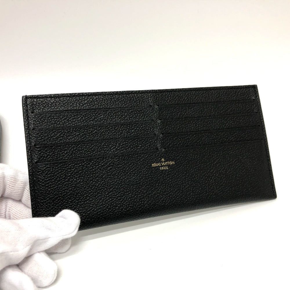 Louis Vuitton Louis Vuitton M80482 Monogram Amplant Pochette Felicie Chain Wallet Shoulder Bag Long Leather Women Black Size ONE SIZE - 14 Thumbnail