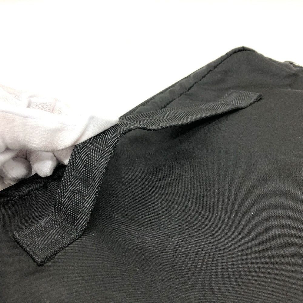Prada Prada Handbag Pc Case Triangle Logo Clutch Bag Nylon Unisex Black Size ONE SIZE - 5 Thumbnail