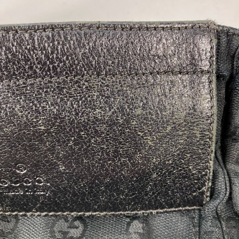 Gucci Gucci 28566 Belt Bag Gg Waist Body Canvas/Leather Men Black Size ONE SIZE - 14 Thumbnail