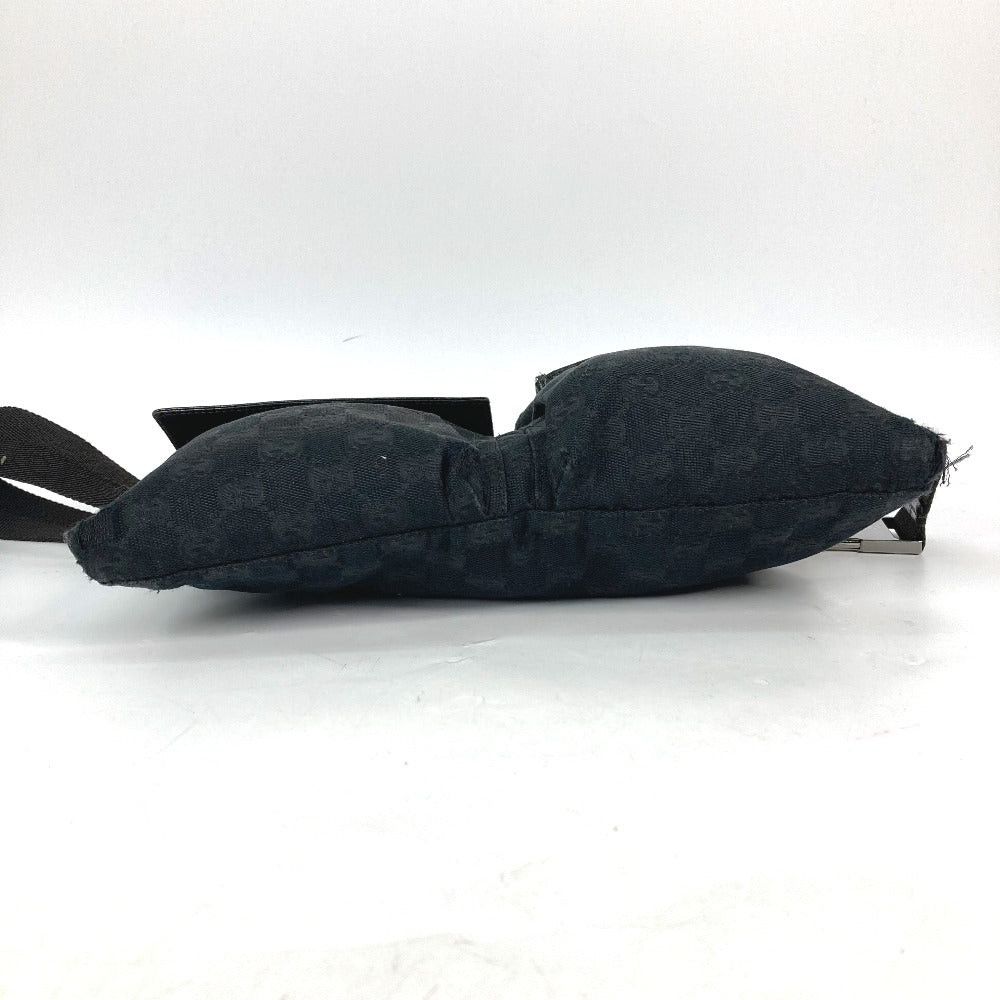 Gucci Gucci 28566 Belt Bag Gg Waist Body Canvas/Leather Men Black Size ONE SIZE - 5 Thumbnail