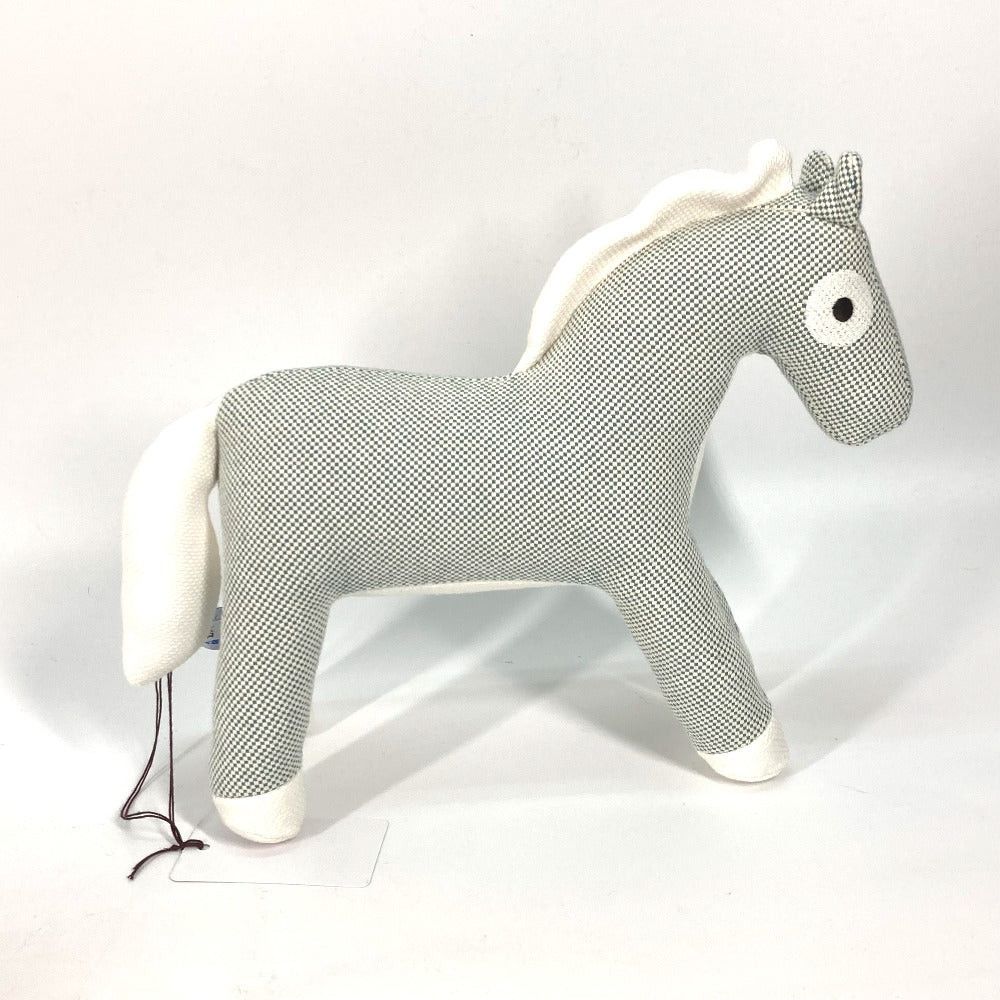 Hermes Hermes Horse Cheval Honoré Epopee Hose Puppet Interior Objet D'Art Stuffed Toy Cotton Kids Blue Size ONE SIZE - 4 Thumbnail