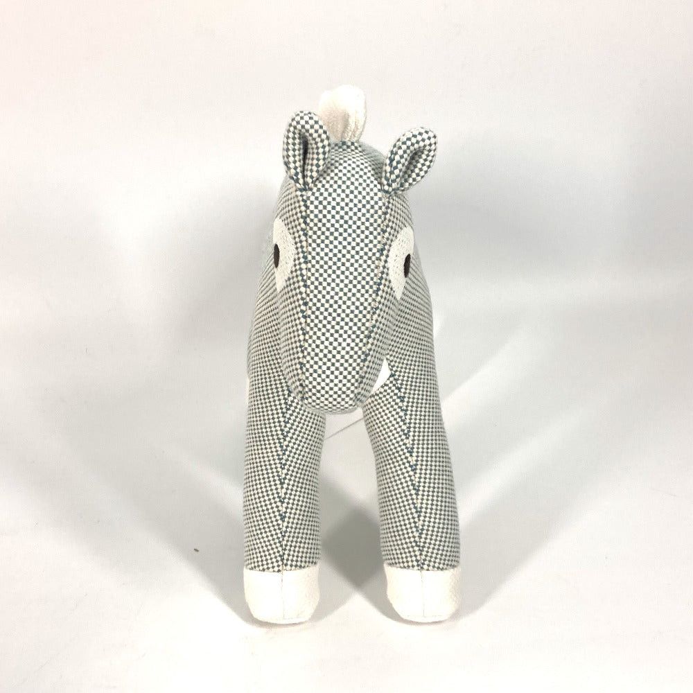 Hermes Hermes Horse Cheval Honoré Epopee Hose Puppet Interior Objet D'Art Stuffed Toy Cotton Kids Blue Size ONE SIZE - 2 Thumbnail