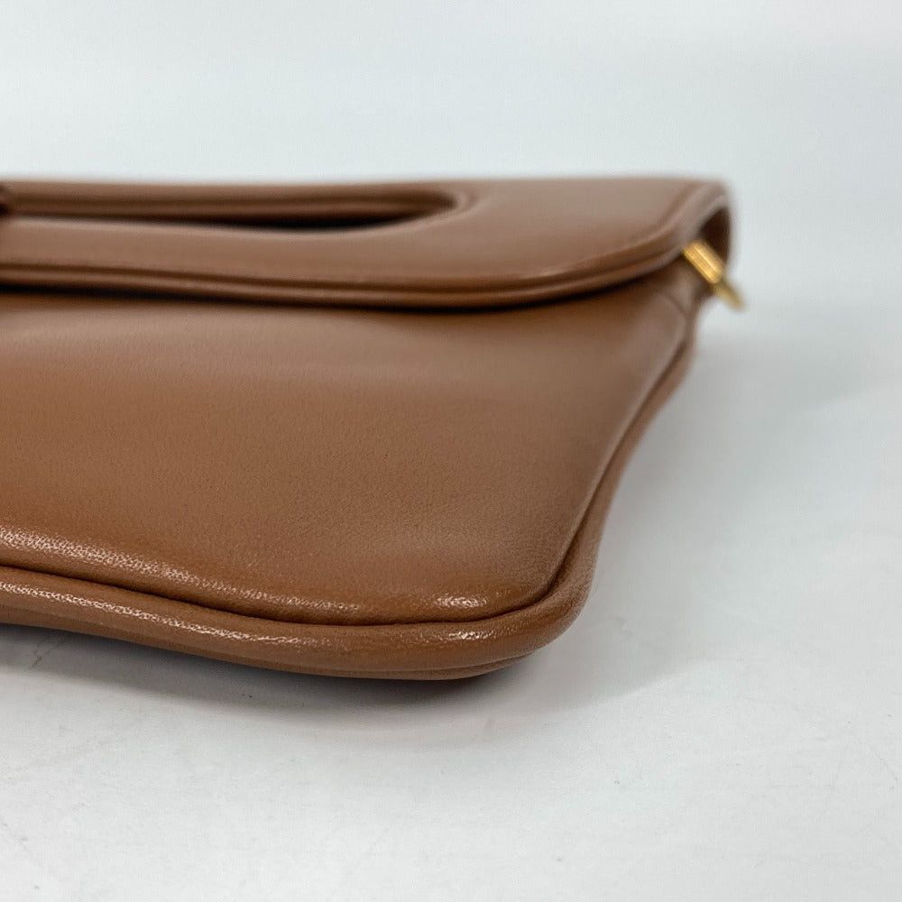 Dior Dior M8641Ubbu Clutch Bag Cd Diordouble Medium 3Way Chain Shoulder Handbag Leather Women Brown Size ONE SIZE - 8 Thumbnail