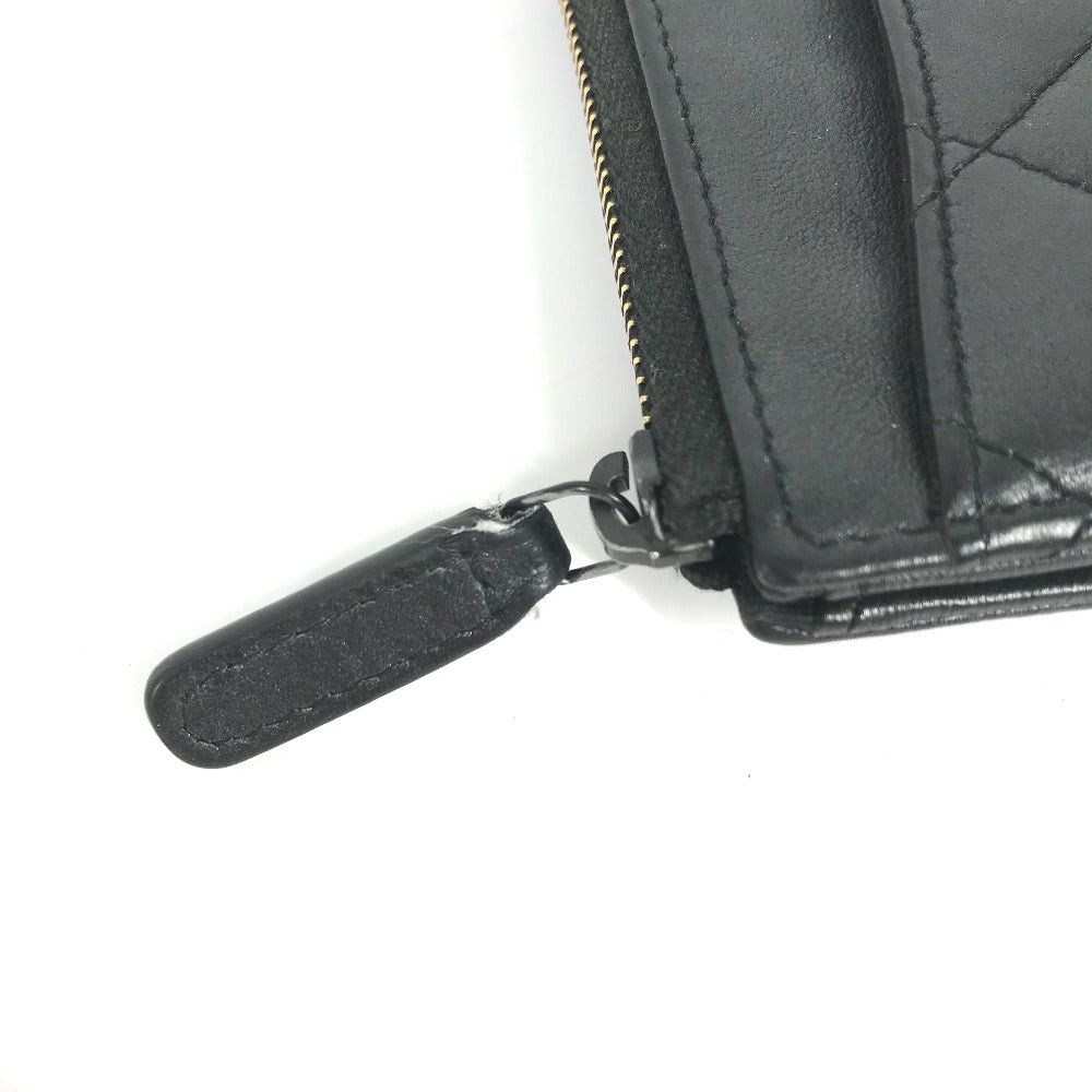 Chanel Chanel Ap3179 Saw Black Cc Coma Mark Matelasse Fragment Case Wallet Change Purse Coin Leather Women Size ONE SIZE - 5 Thumbnail