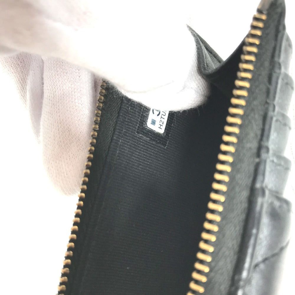 Chanel Chanel Ap3179 Saw Black Cc Coma Mark Matelasse Fragment Case Wallet Change Purse Coin Leather Women Size ONE SIZE - 11 Thumbnail