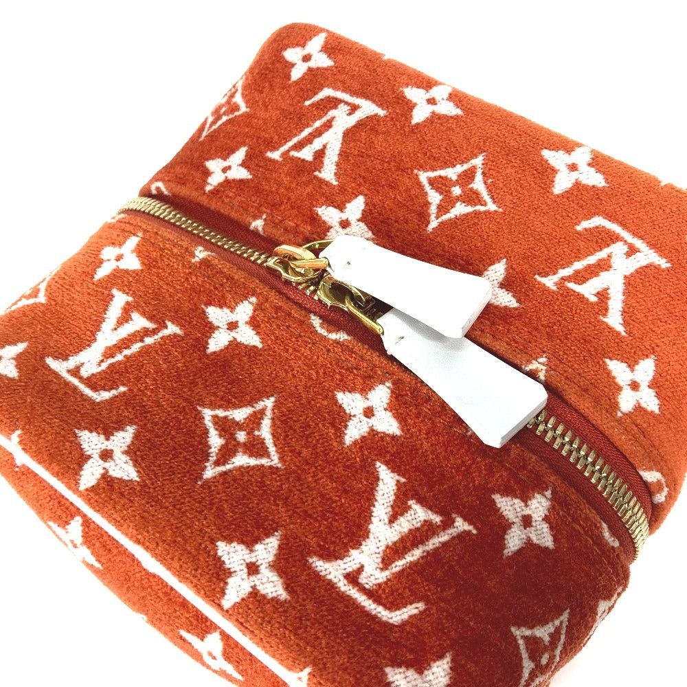 Louis Vuitton Louis Vuitton M46212 Lv Match Square Bag 2 Way Chain Shoulder Handbag Velvet Women Terracotta Brown Orange Size ONE SIZE - 8 Thumbnail