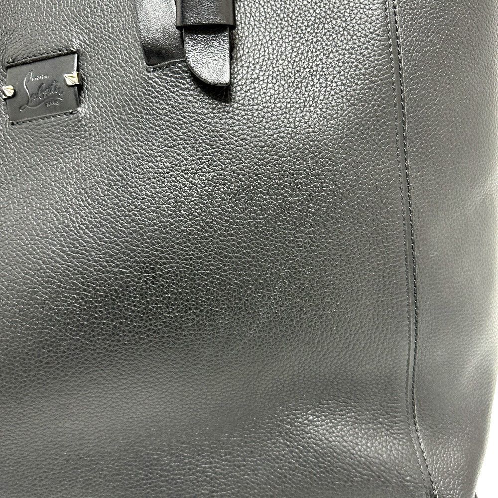 Christian Louboutin Christian Louboutin Logo Shoulder Bag Tote Leather Men Black Size ONE SIZE - 14 Thumbnail