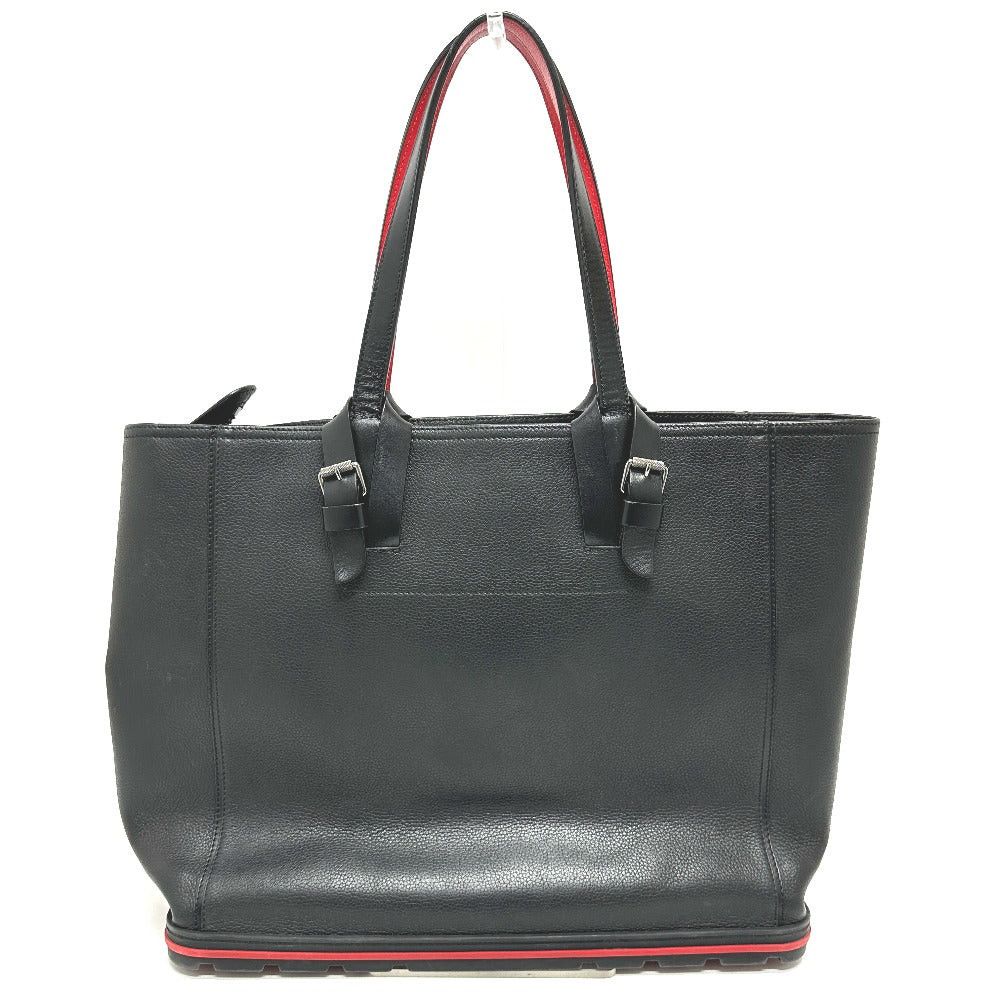 Christian Louboutin Christian Louboutin Logo Shoulder Bag Tote Leather Men Black Size ONE SIZE - 2 Thumbnail