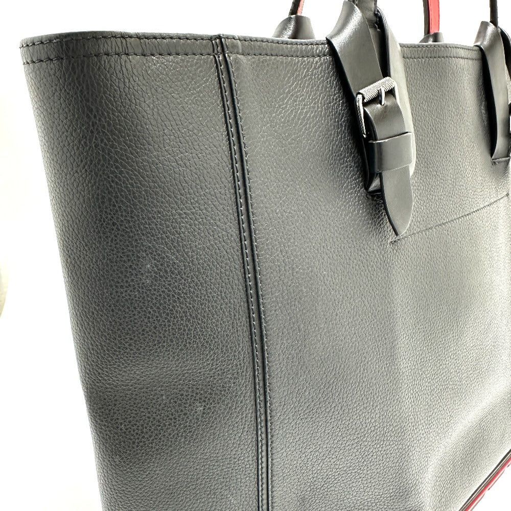 Christian Louboutin Christian Louboutin Logo Shoulder Bag Tote Leather Men Black Size ONE SIZE - 13 Thumbnail