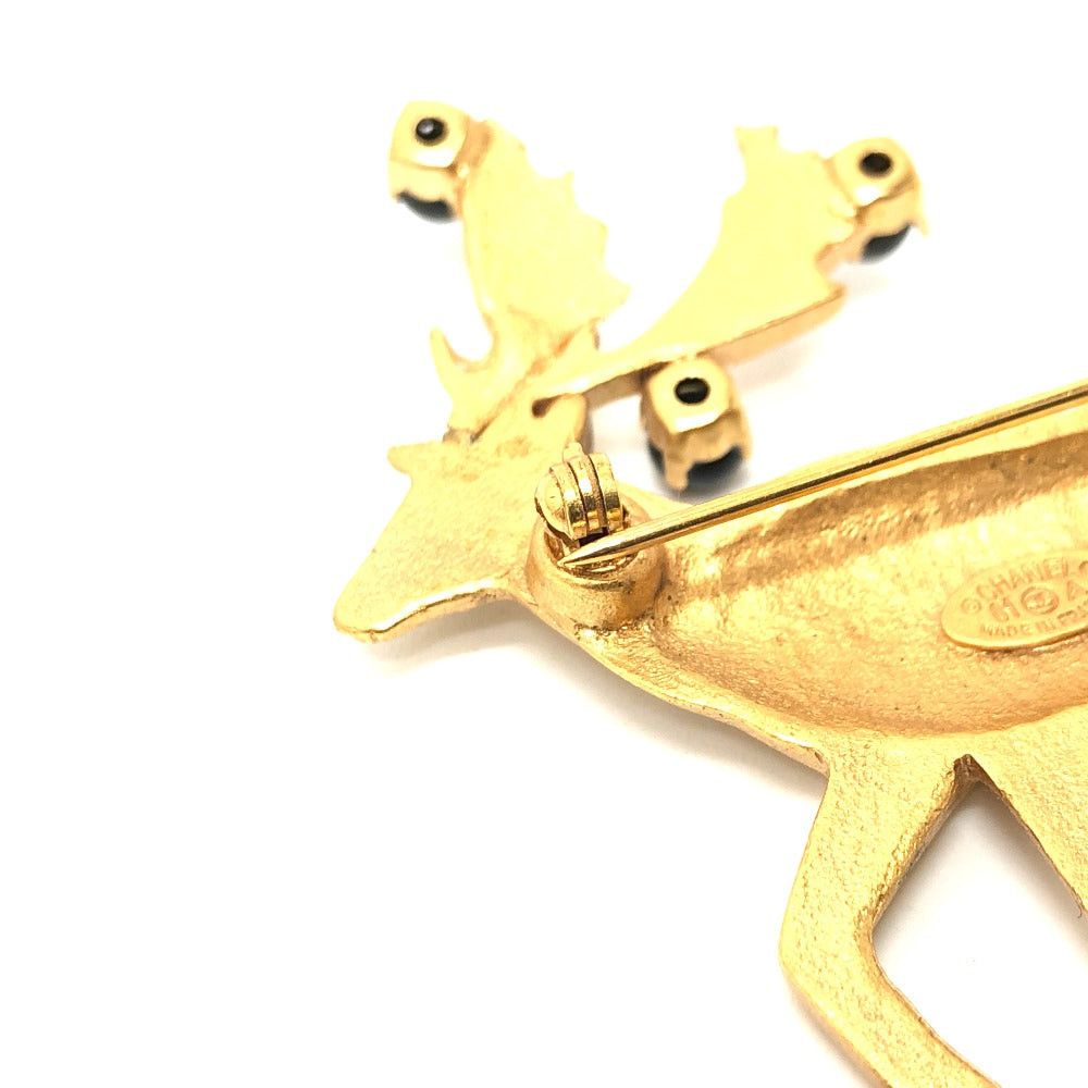 Chanel Chanel 01A Accessories Daino Coma Mark Coco Brooch Metal Women Gold Size ONE SIZE - 7 Thumbnail