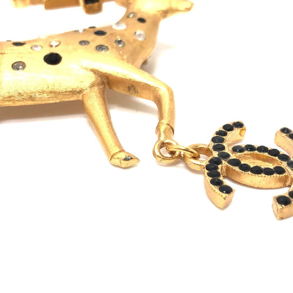 Chanel Chanel 01A Accessories Daino Coma Mark Coco Brooch Metal Women Gold Size ONE SIZE - 8 Thumbnail