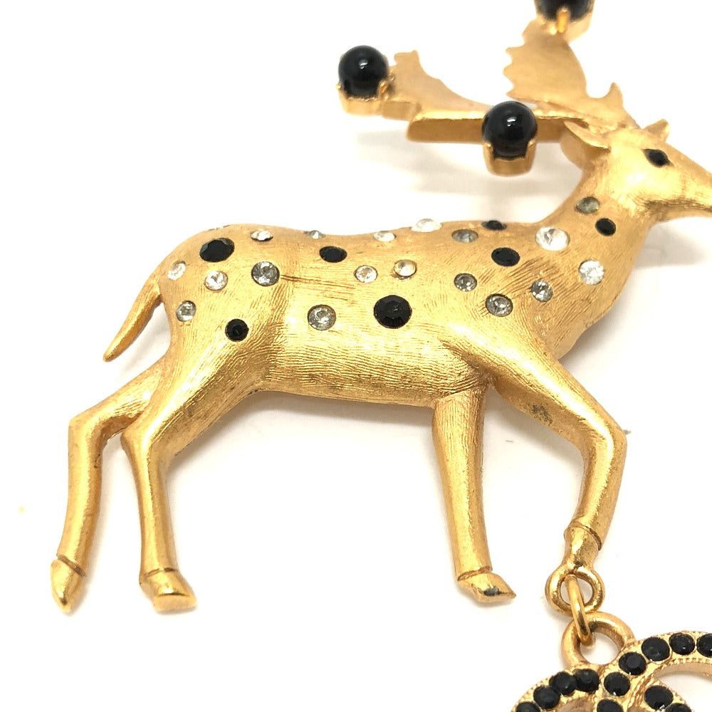 Chanel Chanel 01A Accessories Daino Coma Mark Coco Brooch Metal Women Gold Size ONE SIZE - 3 Thumbnail