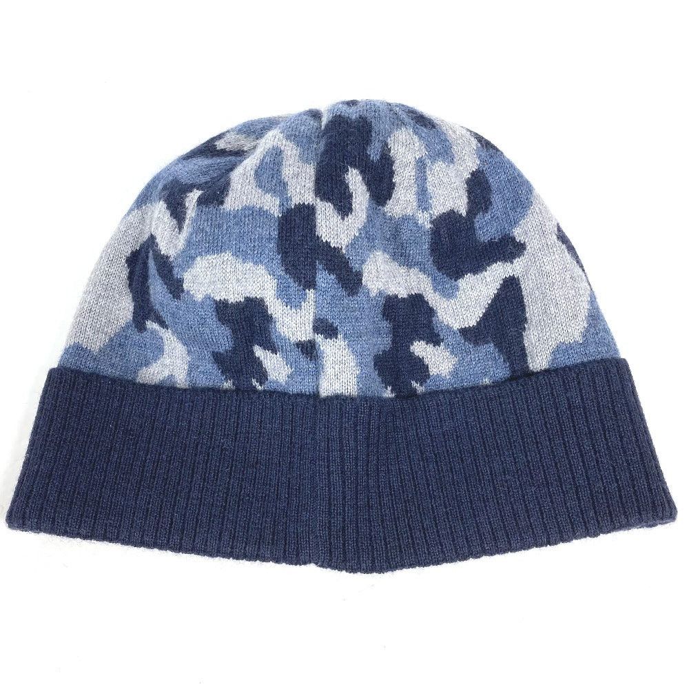 Louis Vuitton Louis Vuitton M70725 Beanie Chapeau Knitted Hat Knit Cap Camouflage Wool Men Blue Size ONE SIZE - 5 Thumbnail
