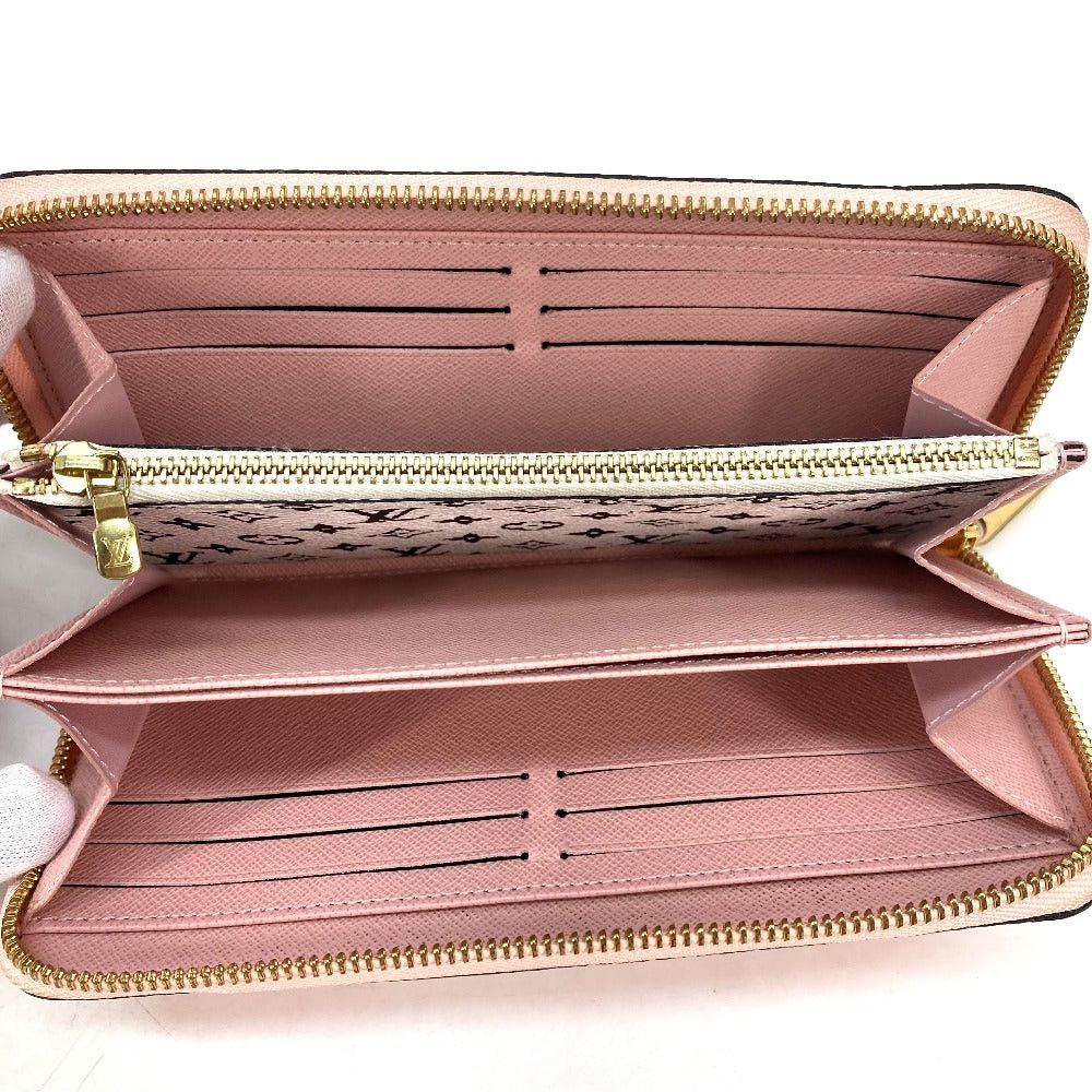Louis Vuitton Louis Vuitton M67550 Monogram Giant Zippy Wallet Round Fastener Long Canvas Women Pink And Red Size ONE SIZE - 10 Thumbnail