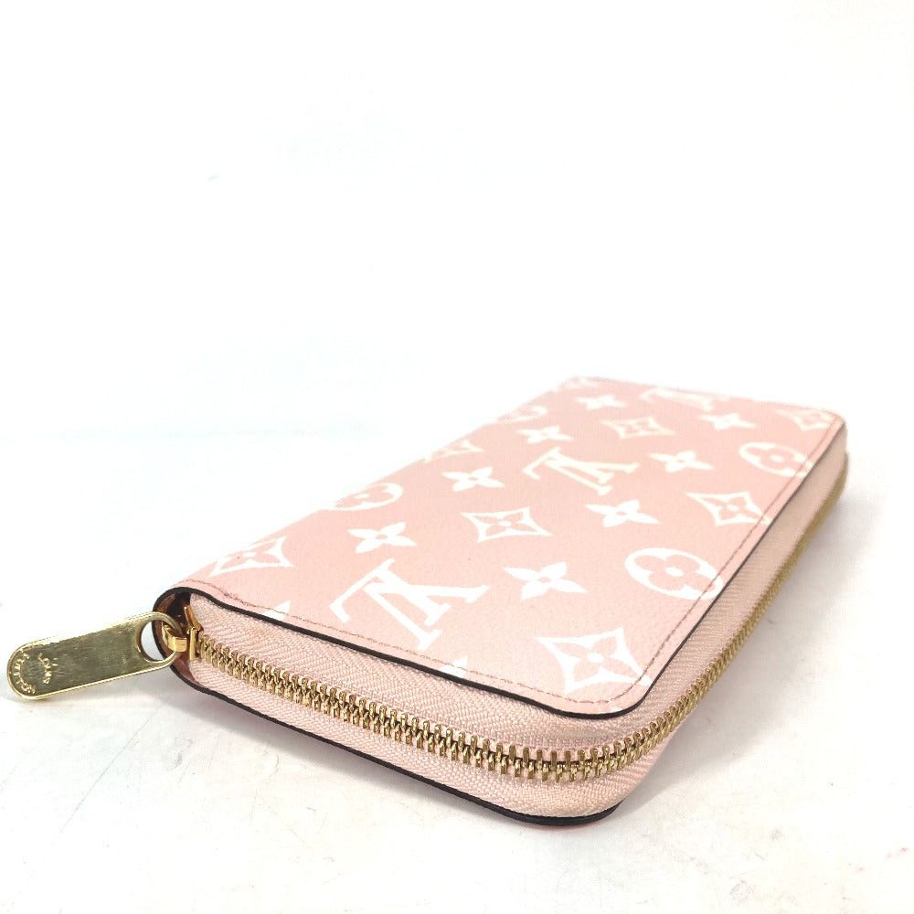 Louis Vuitton Louis Vuitton M67550 Monogram Giant Zippy Wallet Round Fastener Long Canvas Women Pink And Red Size ONE SIZE - 5 Thumbnail