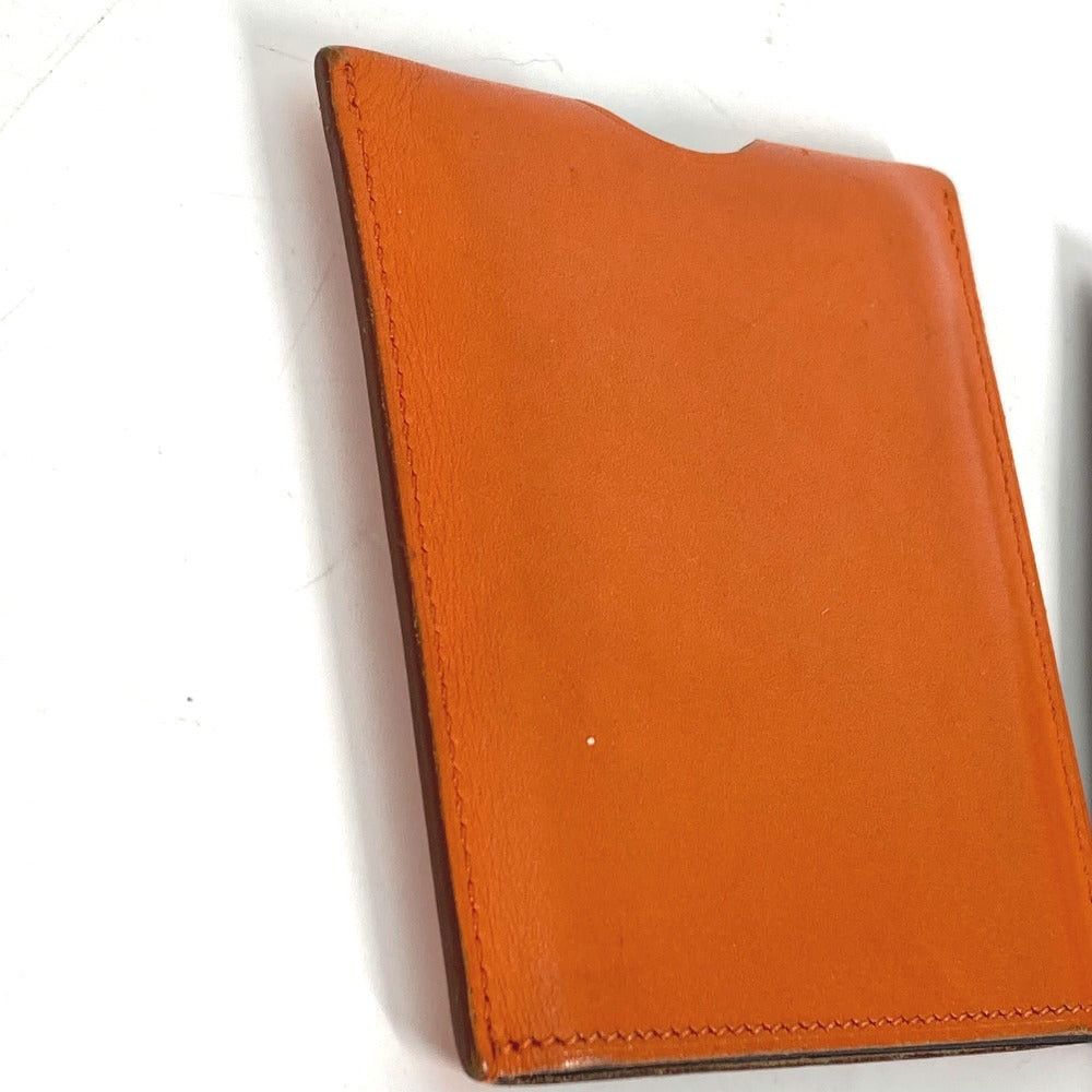 Hermes Hermes Interior Card Case Rump De Poche Light Pocket Type Set Of 2 Sundries Leather Women Orange Size ONE SIZE - 8 Thumbnail