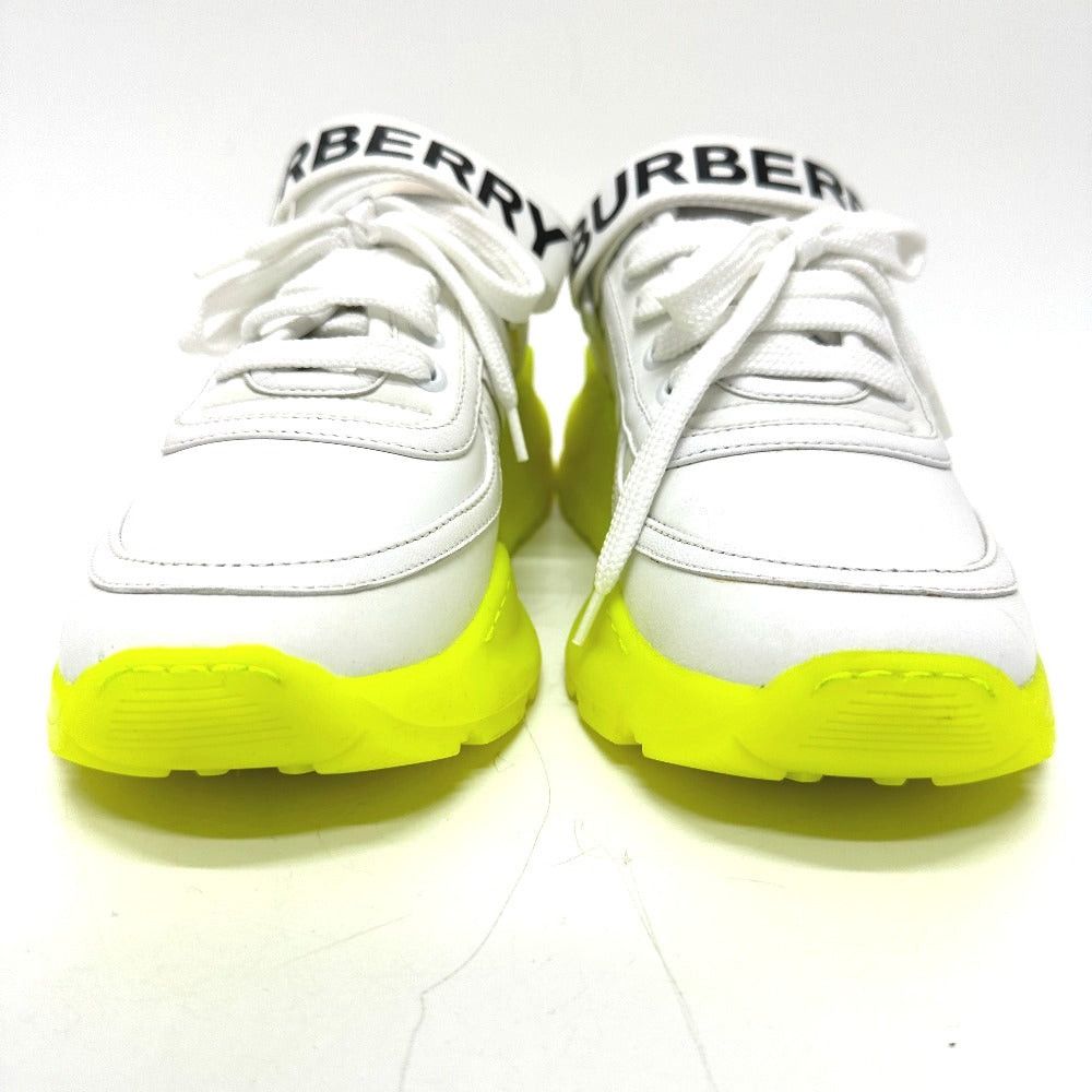 Burberry Burberry Shoes Logo Sneakers Leather Women White Size US 6 / IT 36 - 6 Thumbnail