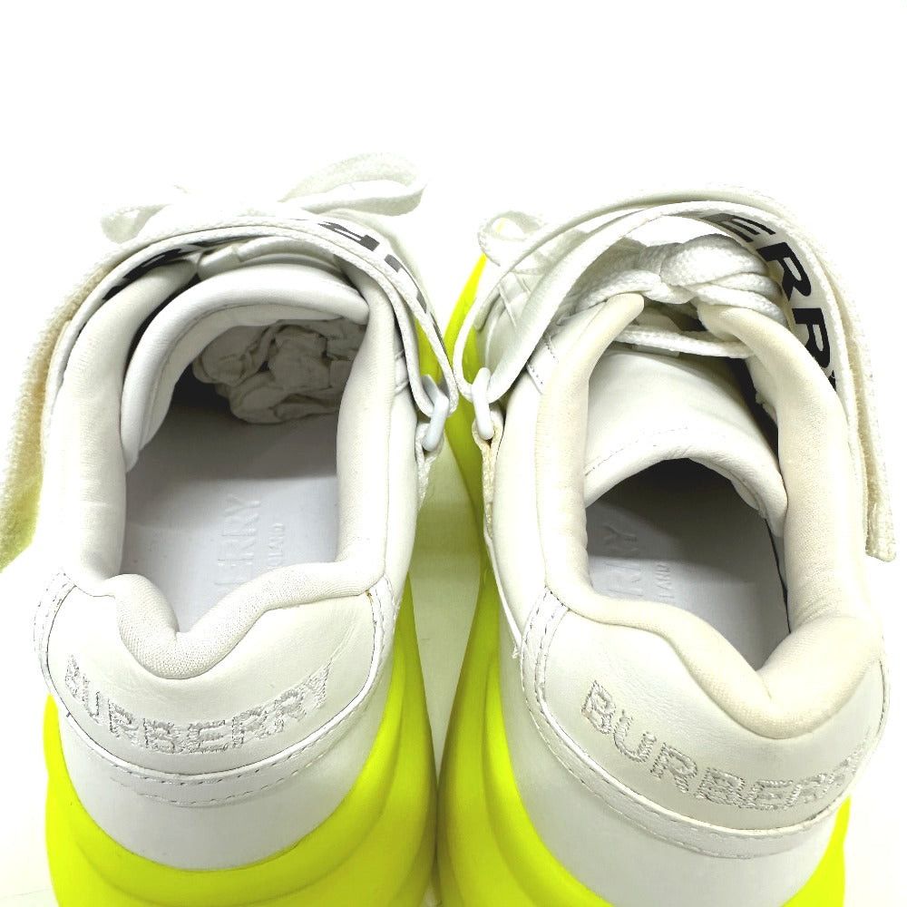 Burberry Burberry Shoes Logo Sneakers Leather Women White Size US 6 / IT 36 - 14 Thumbnail
