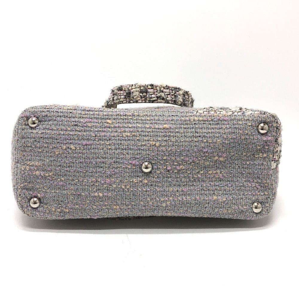 Chanel Chanel Cc Coma Mark Cambon Line Large Shoulder Bag Shawl Tote Tweed Women Purple Size ONE SIZE - 4 Thumbnail