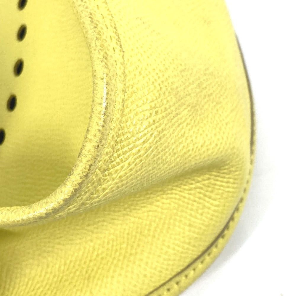 Hermes Hermes Diagonal Hanging (E.G. Of A Rocket) Briefcase Evelyn 3 Gm Punched Logo Shoulder Bag Epson Women Lime Yellow Size ONE SIZE - 7 Thumbnail