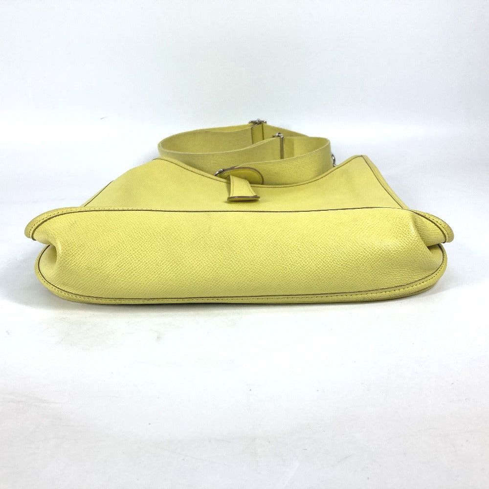 Hermes Hermes Diagonal Hanging (E.G. Of A Rocket) Briefcase Evelyn 3 Gm Punched Logo Shoulder Bag Epson Women Lime Yellow Size ONE SIZE - 5 Thumbnail