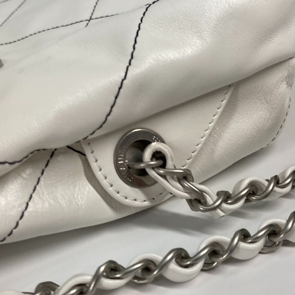 Chanel Chanel As3313 Handbag 2 Way Bag Chanel22 Small Chain Rucksack Lambskin Women White Size ONE SIZE - 6 Thumbnail