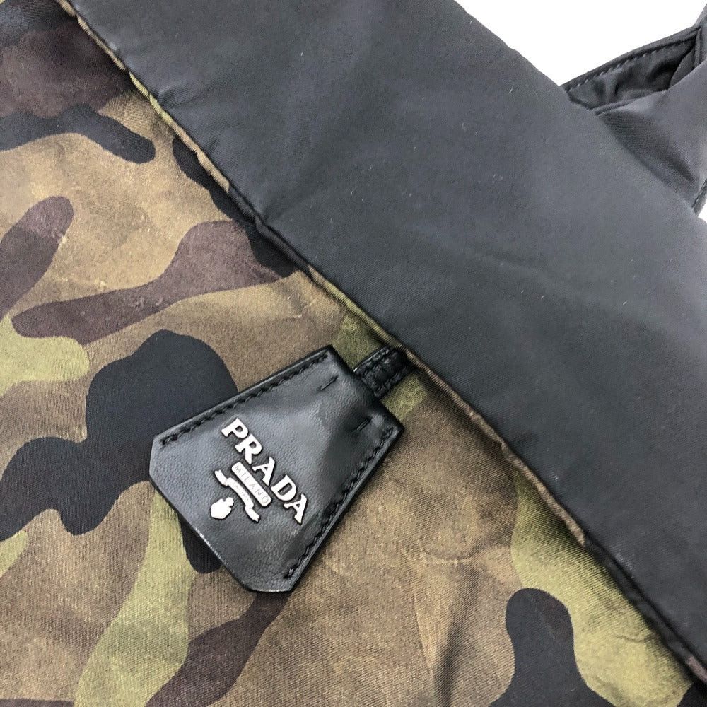 Prada Prada B1959V Camouflage 2 Way Bag Shoulder Handbag Nylon Women Green Size ONE SIZE - 10 Thumbnail