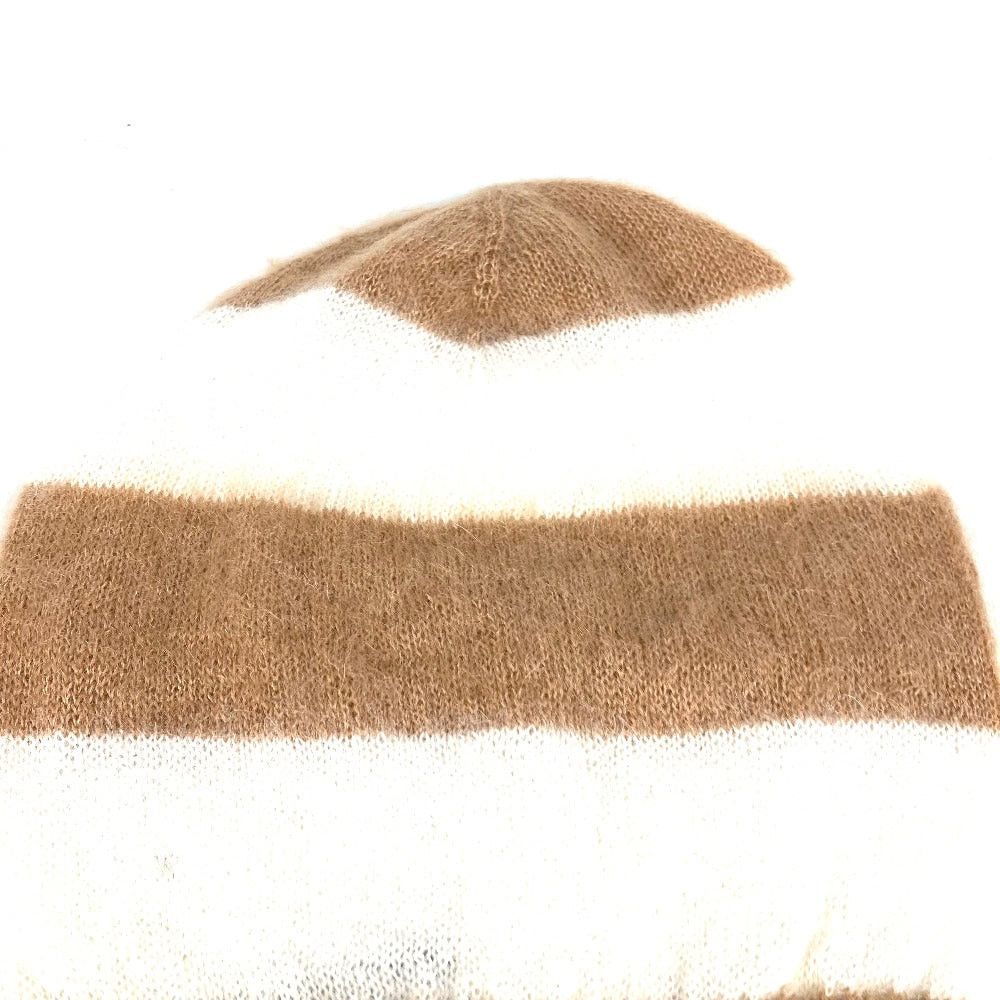Fendi Fendi Fxq107 Border Beanie Chapeau Knitted Hat Knit Cap Men Brown Size ONE SIZE - 3 Thumbnail