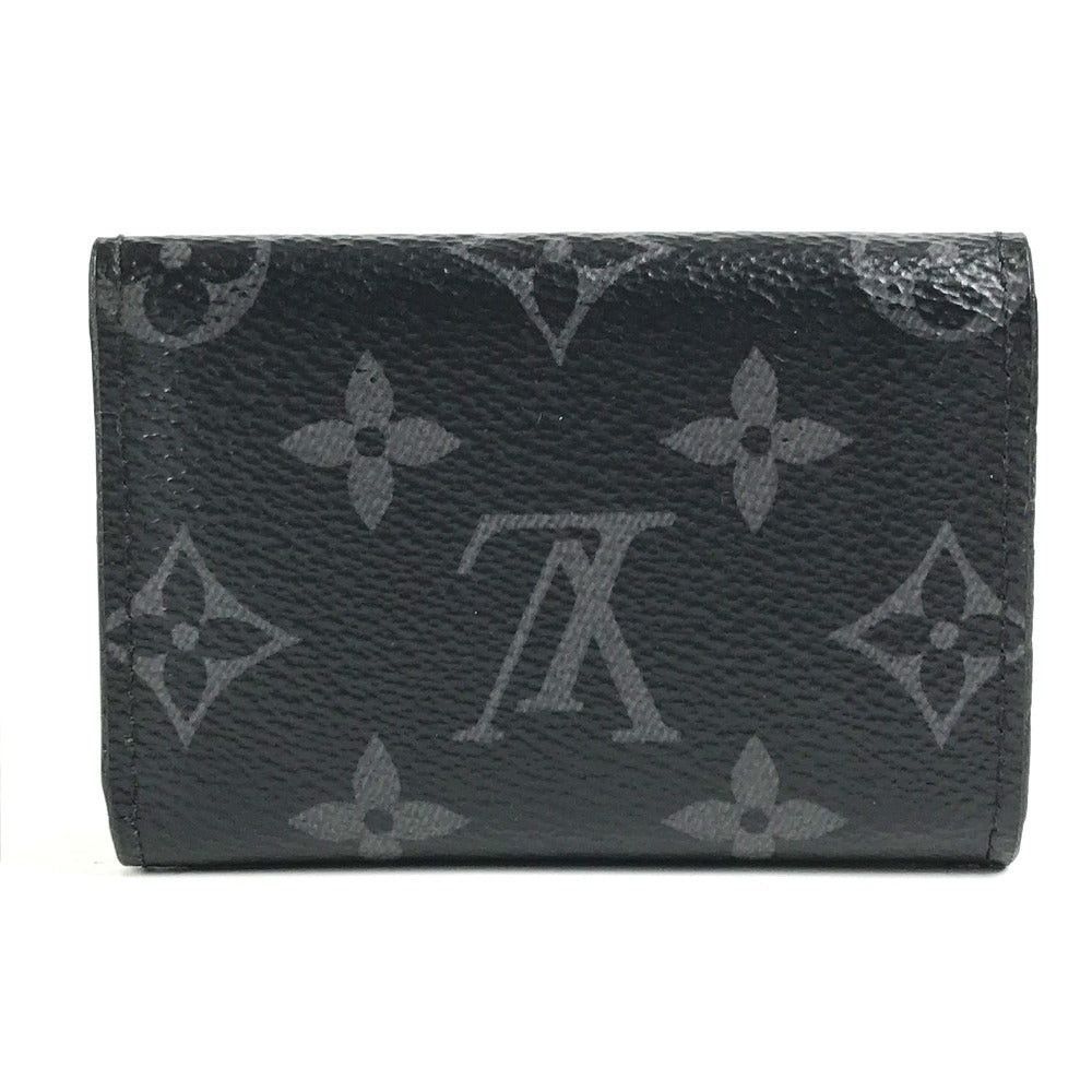 Louis Vuitton Louis Vuitton M67630 Monogram Eclipse Discovery Compact Wallet Threefold Canvas Men Black Size ONE SIZE - 2 Thumbnail