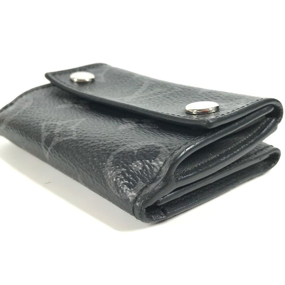 Louis Vuitton Louis Vuitton M67630 Monogram Eclipse Discovery Compact Wallet Threefold Canvas Men Black Size ONE SIZE - 6 Thumbnail