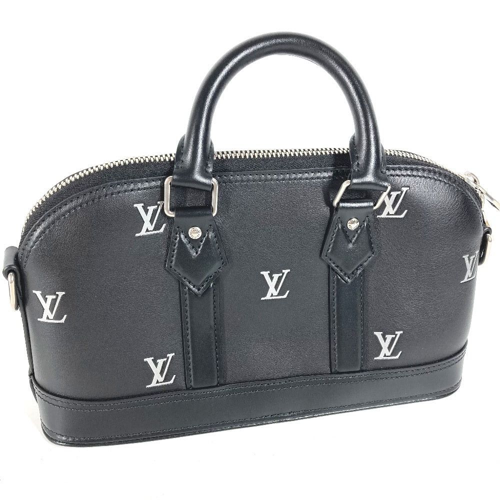 Louis Vuitton Louis Vuitton M24529 Alma Ew 2 Way Bag Shoulder Briefcase Handbag Calf Leather Women Black Size ONE SIZE - 6 Thumbnail