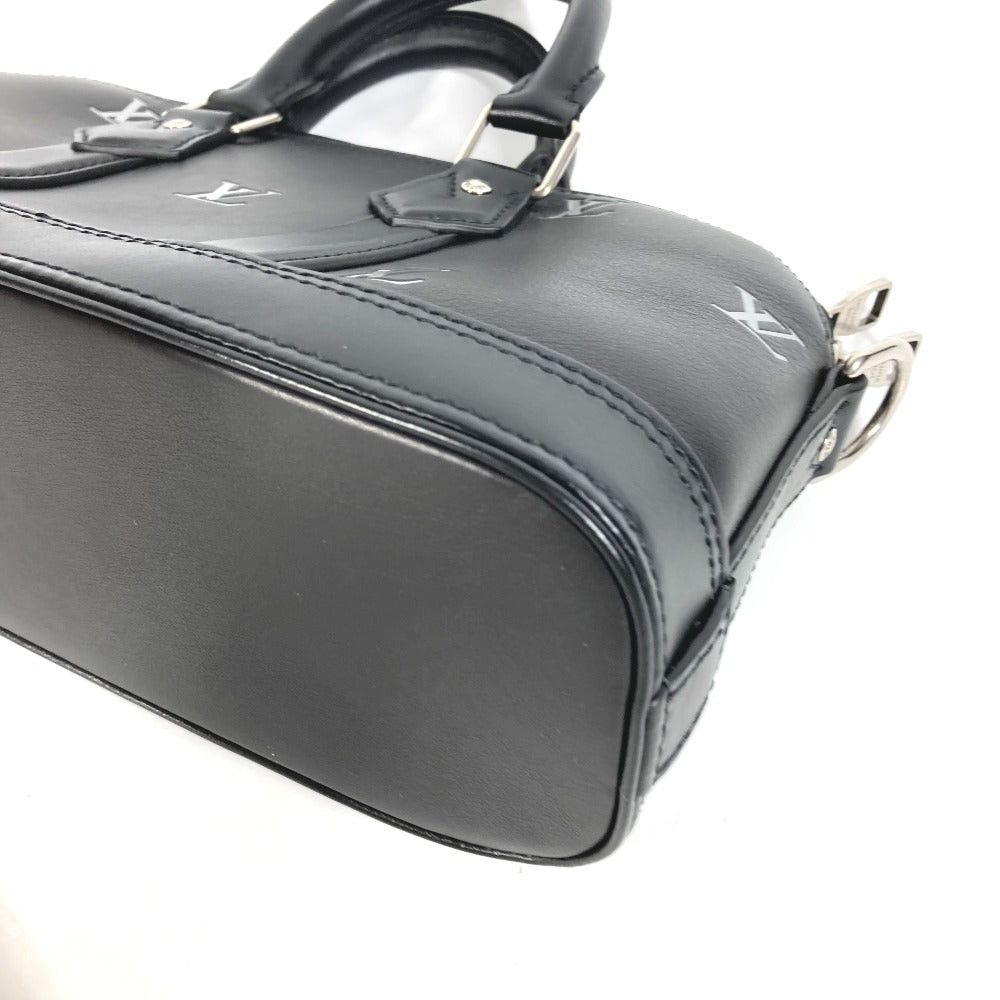 Louis Vuitton Louis Vuitton M24529 Alma Ew 2 Way Bag Shoulder Briefcase Handbag Calf Leather Women Black Size ONE SIZE - 8 Thumbnail