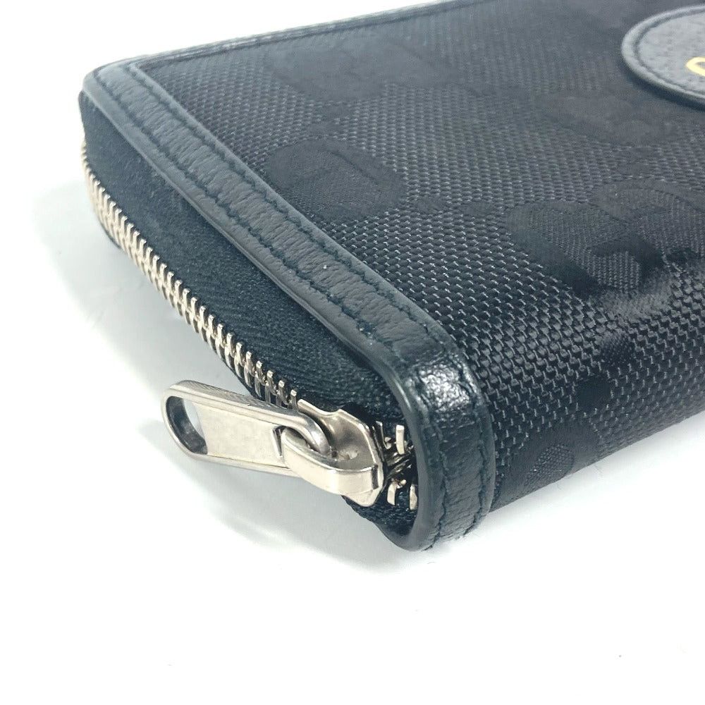 Gucci Gucci 625576 Logo Off The Grid Long Wallet Round Fastener Nylon/Leather Men Black Size ONE SIZE - 5 Thumbnail