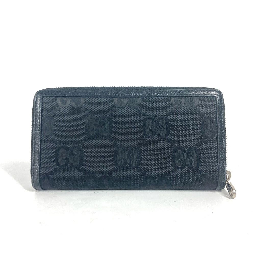 Gucci Gucci 625576 Logo Off The Grid Long Wallet Round Fastener Nylon/Leather Men Black Size ONE SIZE - 2 Thumbnail