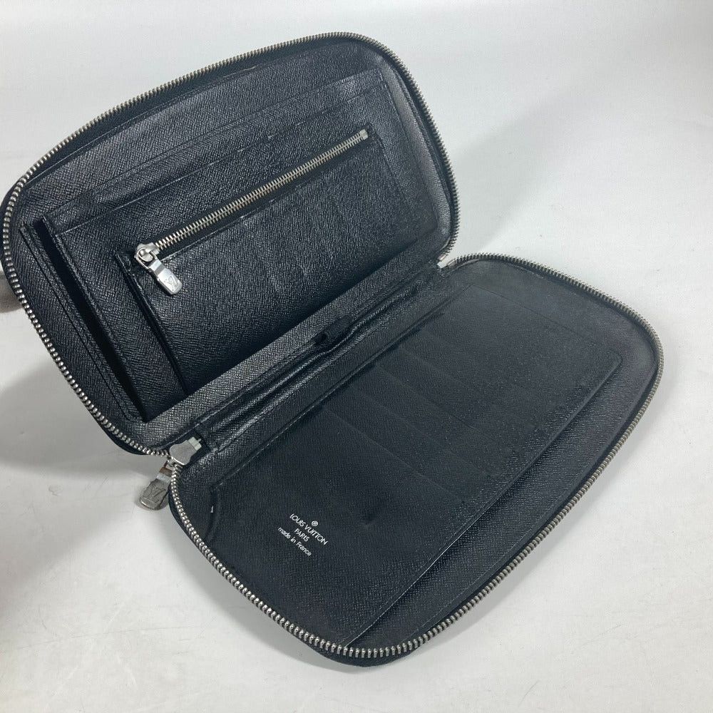 Louis Vuitton Louis Vuitton M30652 Taiga Organizer Atoll Handbag Briefcase Travel Case Long Wallet Leather Men Aldouise Black Size ONE SIZE - 8 Thumbnail