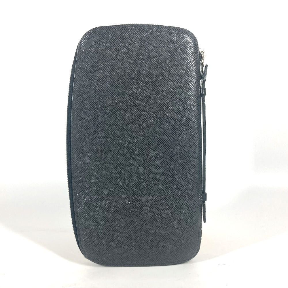 Louis Vuitton Louis Vuitton M30652 Taiga Organizer Atoll Handbag Briefcase Travel Case Long Wallet Leather Men Aldouise Black Size ONE SIZE - 2 Thumbnail