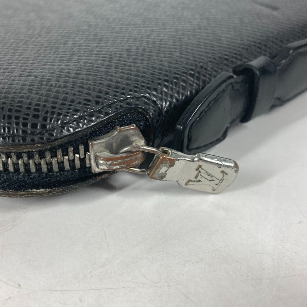 Louis Vuitton Louis Vuitton M30652 Taiga Organizer Atoll Handbag Briefcase Travel Case Long Wallet Leather Men Aldouise Black Size ONE SIZE - 3 Thumbnail